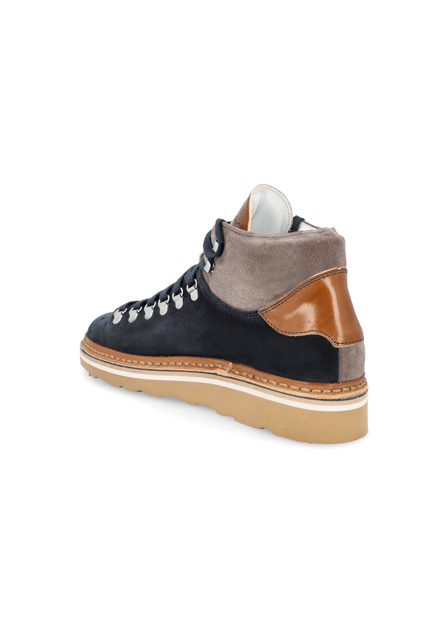 Luis Trenker Sneaker alta in pelle modello Lugionata Flash Sale