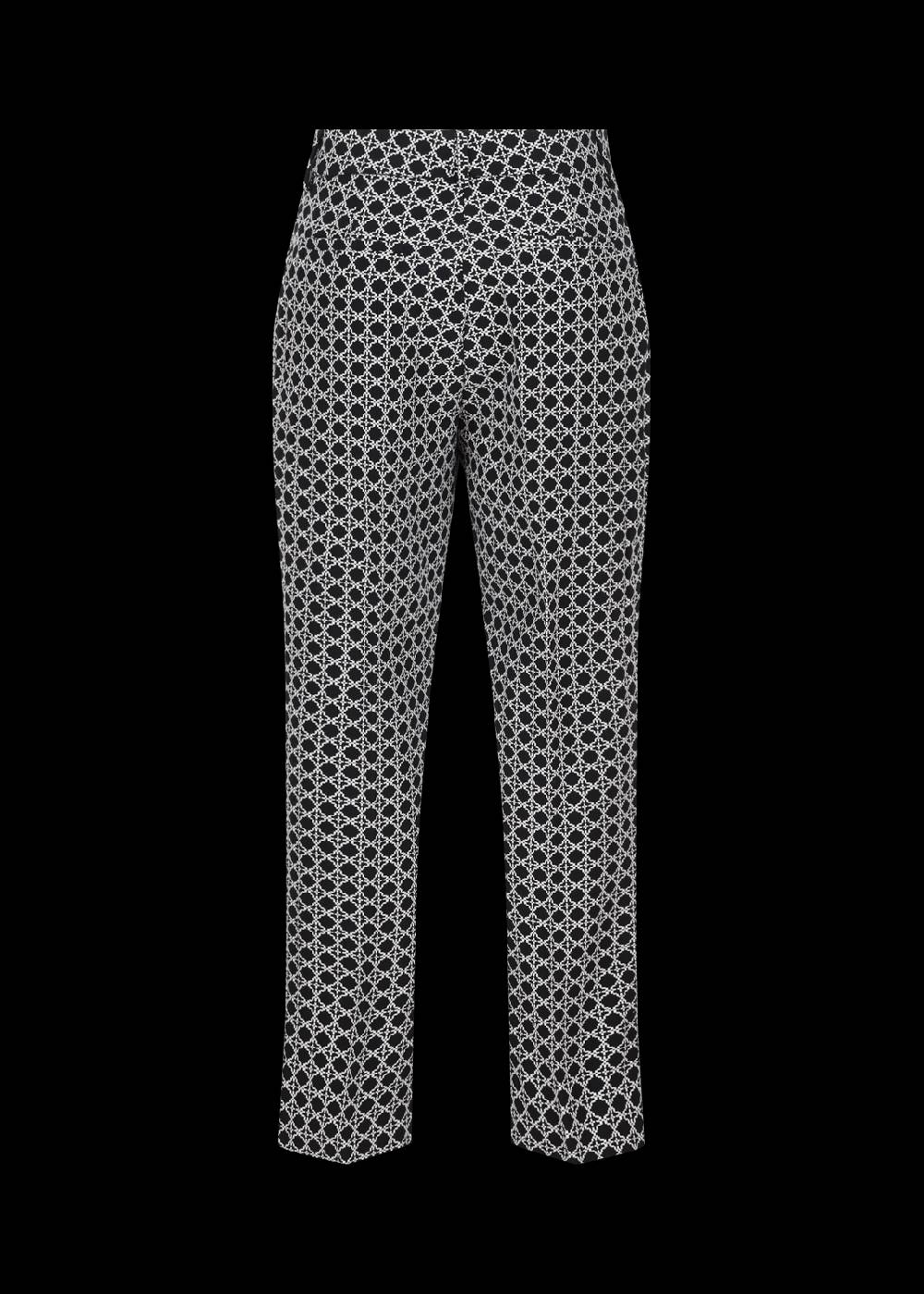 Luis Trenker Pantaloni in cotone jacquard con taglio Cigarette Cut modello Luleonelle Offerta Anniversario