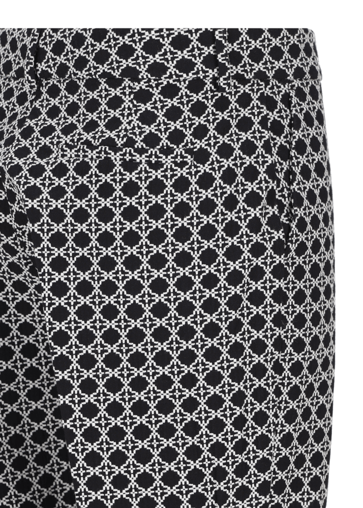 Luis Trenker Pantaloni in cotone jacquard con taglio Cigarette Cut modello Luleonelle Offerta Anniversario