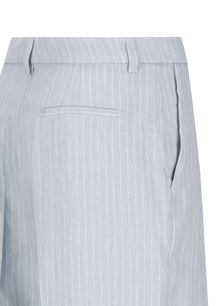 Luis Trenker Pantaloni con pinces dalla linea ampia con motivo gessato modello Luxara Smaltimento dello stoccaggio