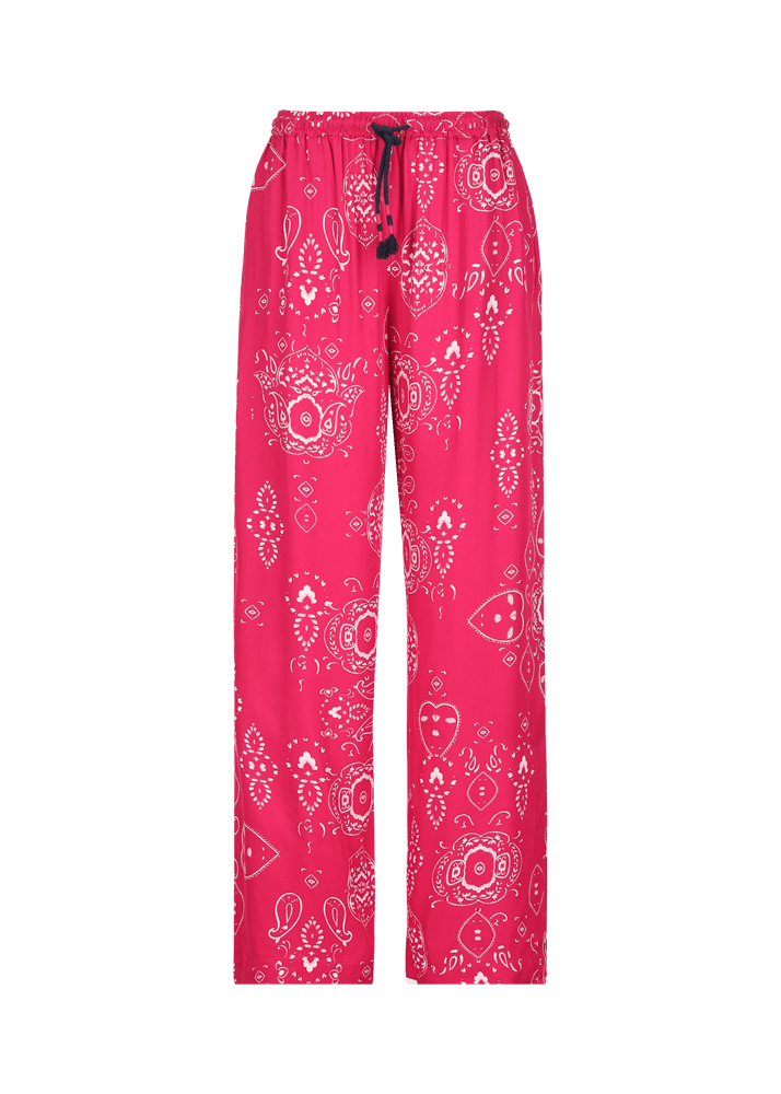 Luis Trenker Pantaloni ampi con stampa bandana modello Luliana Offerte esclusive