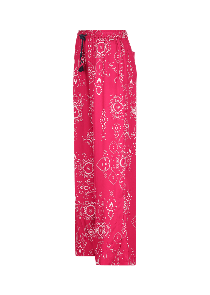Luis Trenker Pantaloni ampi con stampa bandana modello Luliana Offerte esclusive