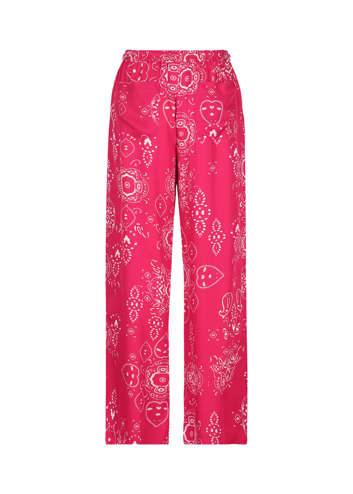 Luis Trenker Pantaloni ampi con stampa bandana modello Luliana Offerte esclusive