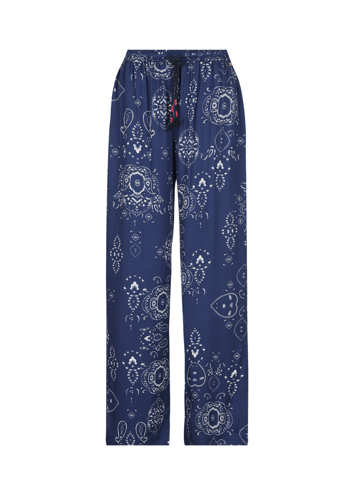 Luis Trenker Pantaloni ampi con stampa bandana modello Luliana Lightning offer