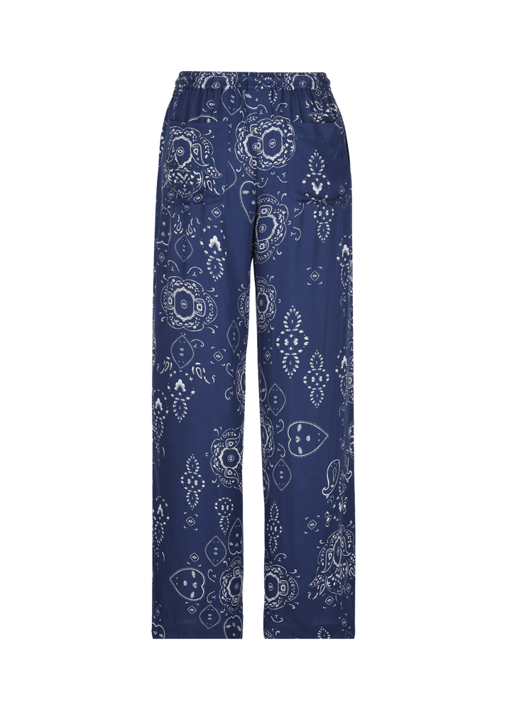 Luis Trenker Pantaloni ampi con stampa bandana modello Luliana Lightning offer