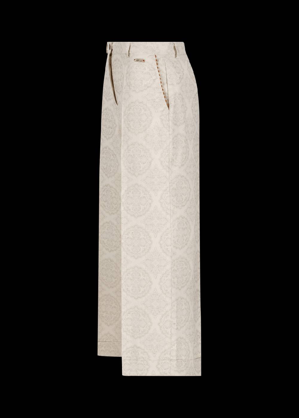 Luis Trenker Pantaloni a gamba ampia in jacquard modello Lulidia Grandi sconti