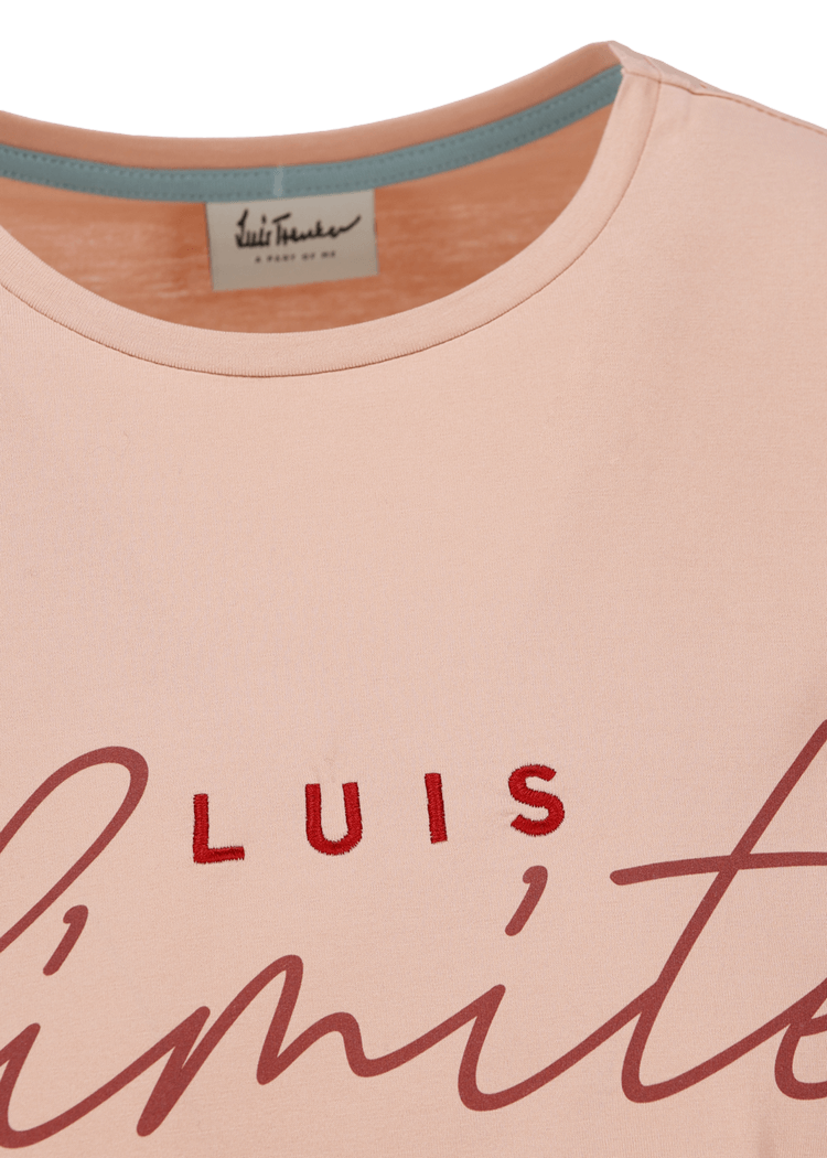 Luis Trenker T-shirt con slogan Luis Unlimited Ultimi due giorni