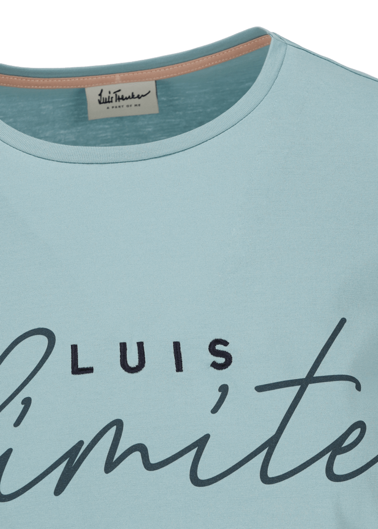 Luis Trenker T-shirt con slogan Luis Unlimited Ultimo giorno