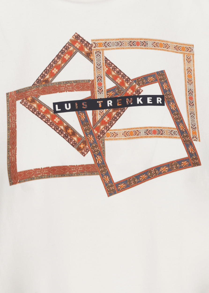Luis Trenker T-shirt con stampa etnica modello Ludile Fino al 50% di sconto