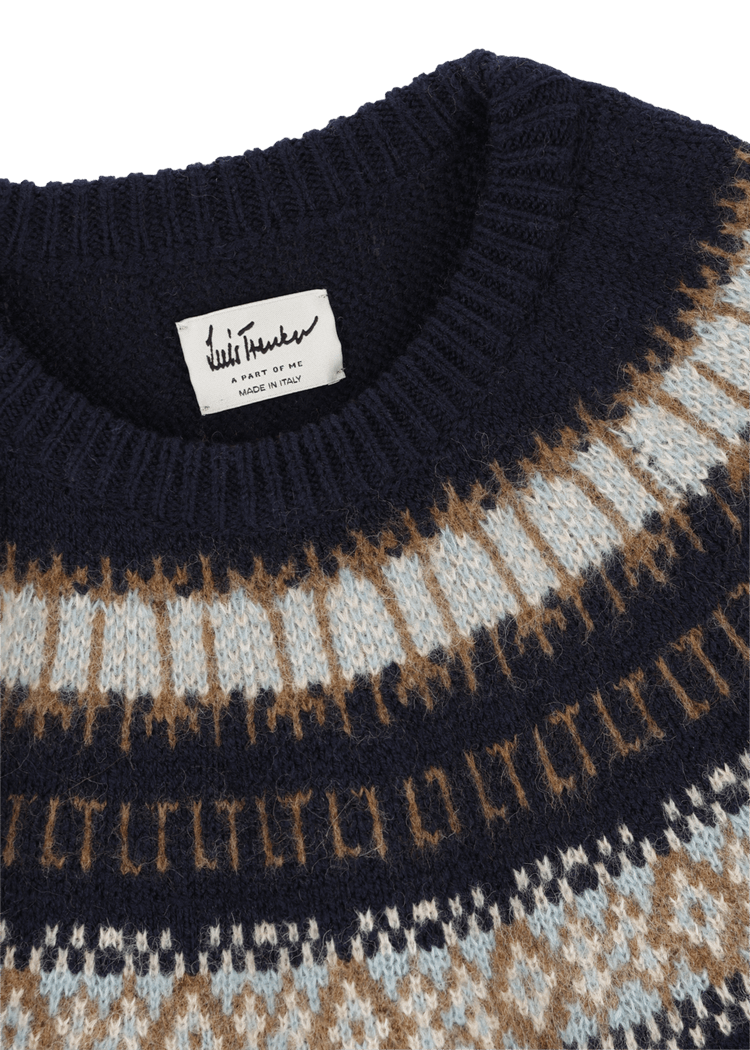Luis Trenker Pullover norvegese modello Luwinona Esporta salva