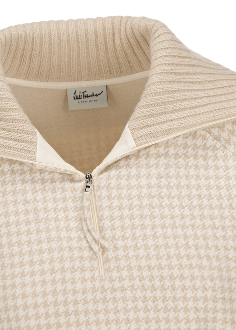 Luis Trenker Felpa con motivo pied-de-poule modello Luamelie Italy