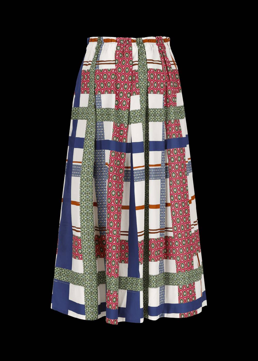 Luis Trenker Gonna lunga in cotone con stampa modello Lunatalia Sconto