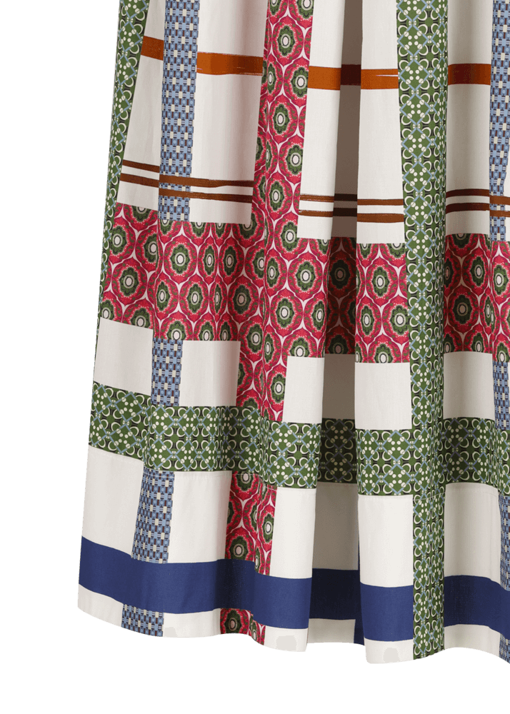 Luis Trenker Gonna lunga in cotone con stampa modello Lunatalia Sconto