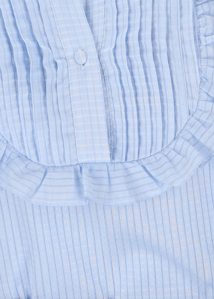 Luis Trenker Abito lungo in cotone con plastron modello Luceleste Offerta