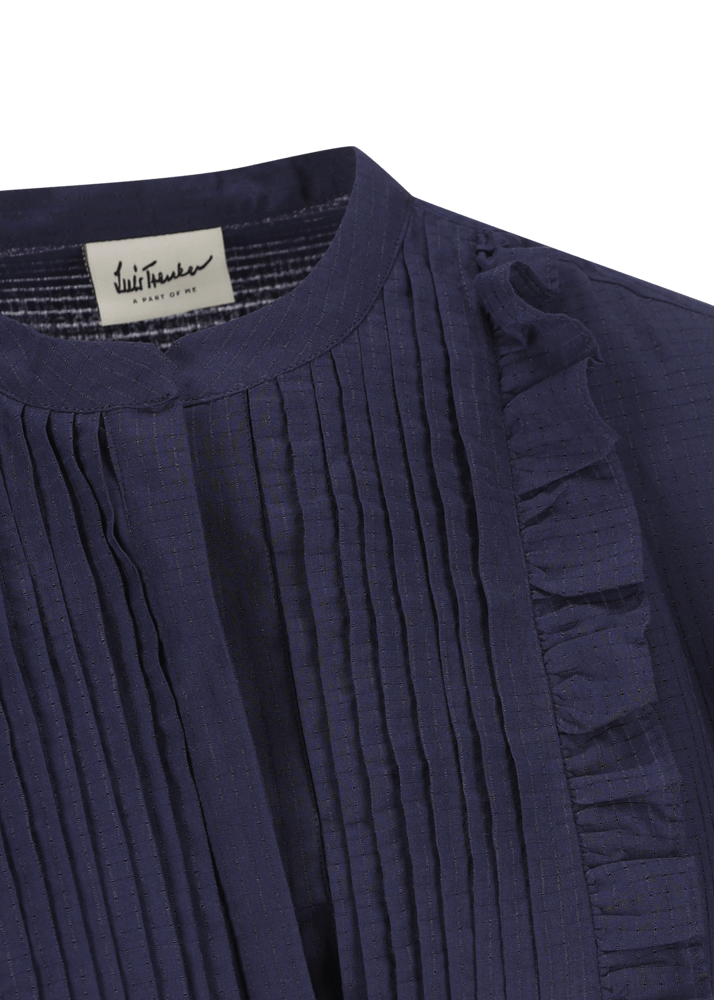 Luis Trenker Abito lungo in cotone con plastron modello Luceleste Economico