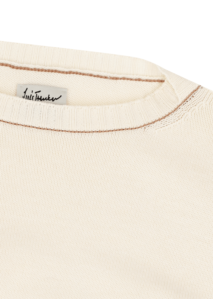 Luis Trenker Maglione con ricamo modello Luaida Saldi Di Fabbrica