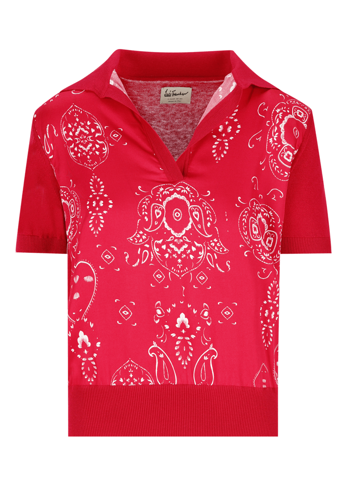 Luis Trenker Polo in maglia a maniche corte modello Luallegra Vendite Flash
