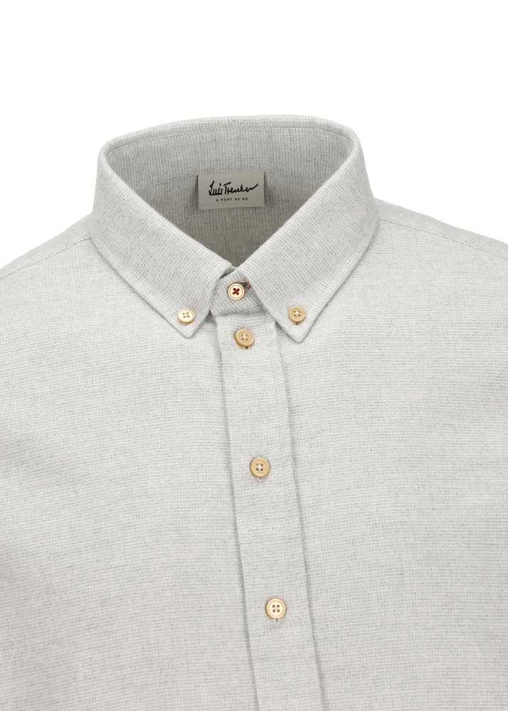 Luis Trenker Camicia in twill con colletto button down Lubenzio Negozio