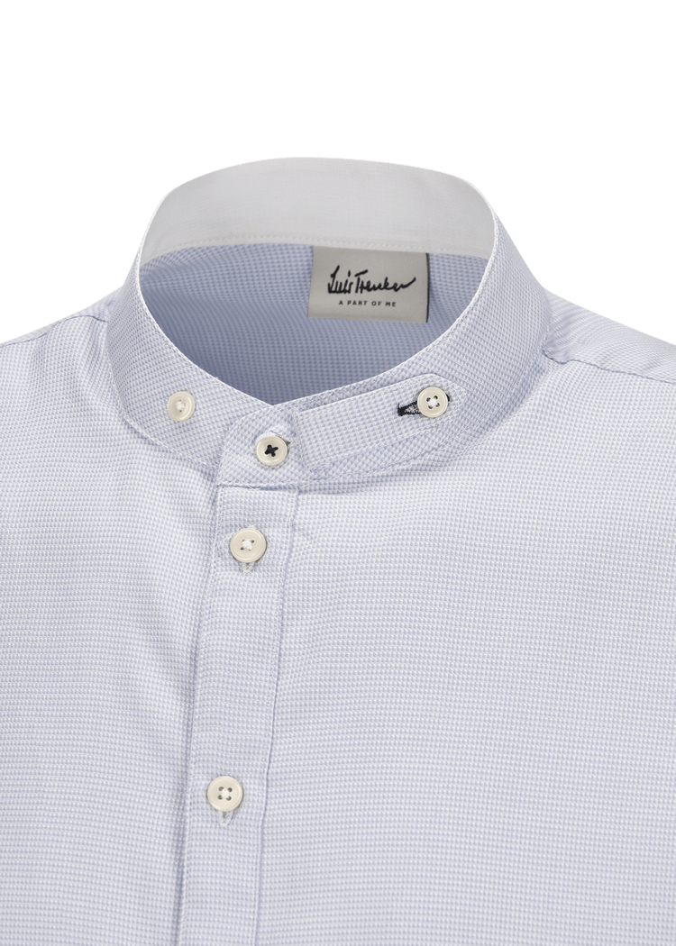 Luis Trenker Camicia con colletto alla coreana modello Lubernet In Saldo