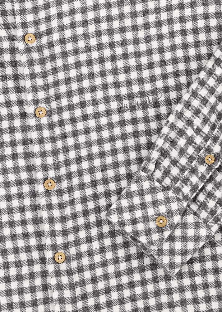 Luis Trenker Camicia con colletto alla coreana e motivo vichy Lubernet Spedizione gratuita
