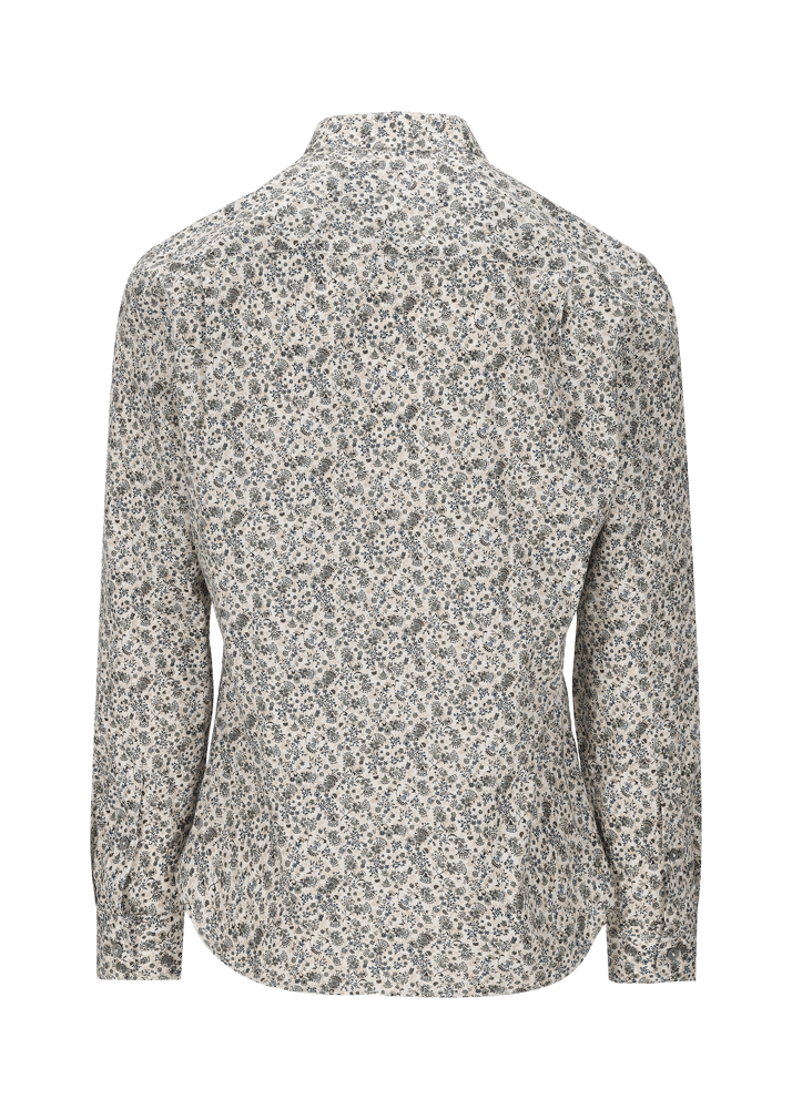 Luis Trenker Camicia con motivo floreale Lubernet Sconto di tempo limitato