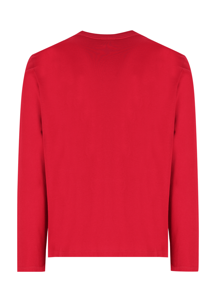 Luis Trenker Maglia a maniche lunghe con scritta Bergfreund Offerta speciale