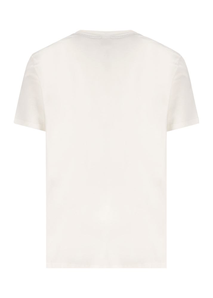 Luis Trenker T-shirt con scritta "Lebensfreude" Grande vendita