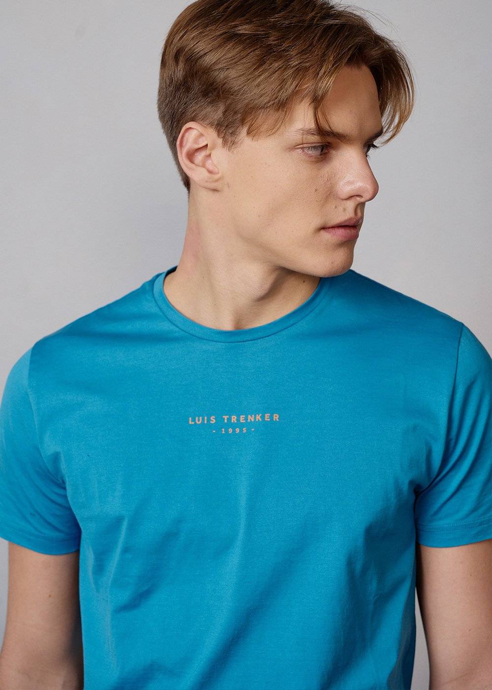 Luis Trenker T-shirt basic modello Lucarlo Offerta Giorno del Papà