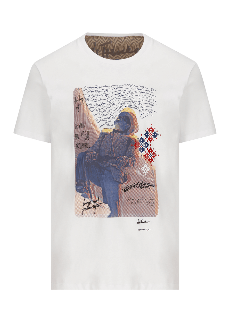 Luis Trenker T-shirt con motivo Heritage 3 modello Luluis Offerta San Valentino