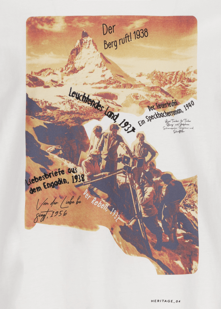 Luis Trenker T-shirt con motivo Heritage 4 modello Luluis Offerta Anniversario