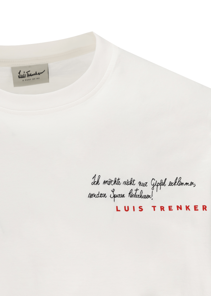 Luis Trenker T-shirt con stampa e ricamo modello Ludolf 50% di sconto con spedizione gratuita