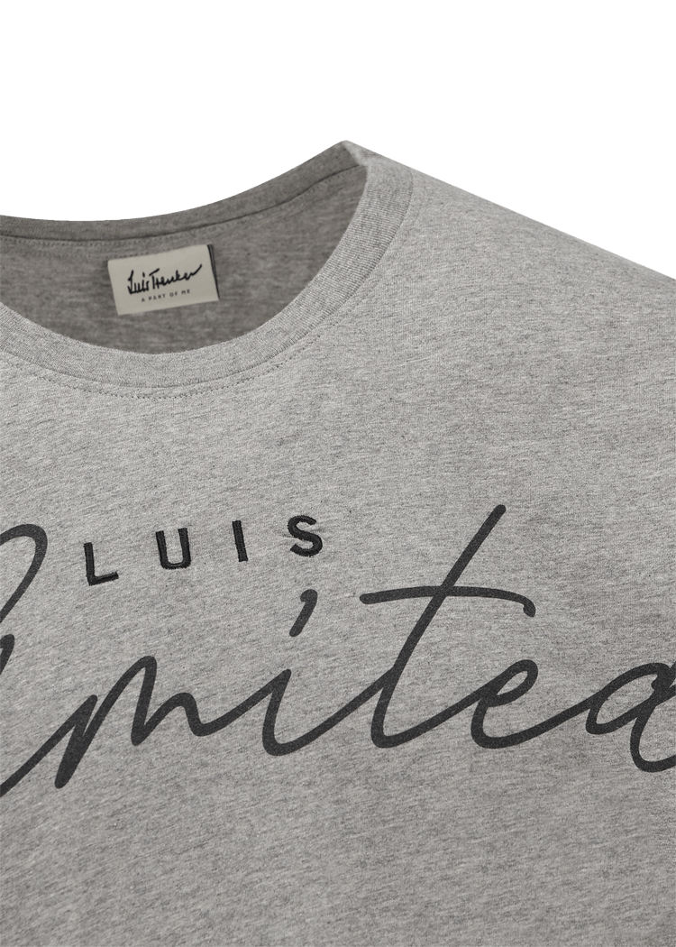 Luis Trenker Maglia a maniche corte con slogan Luis Unlimited Esporta salva