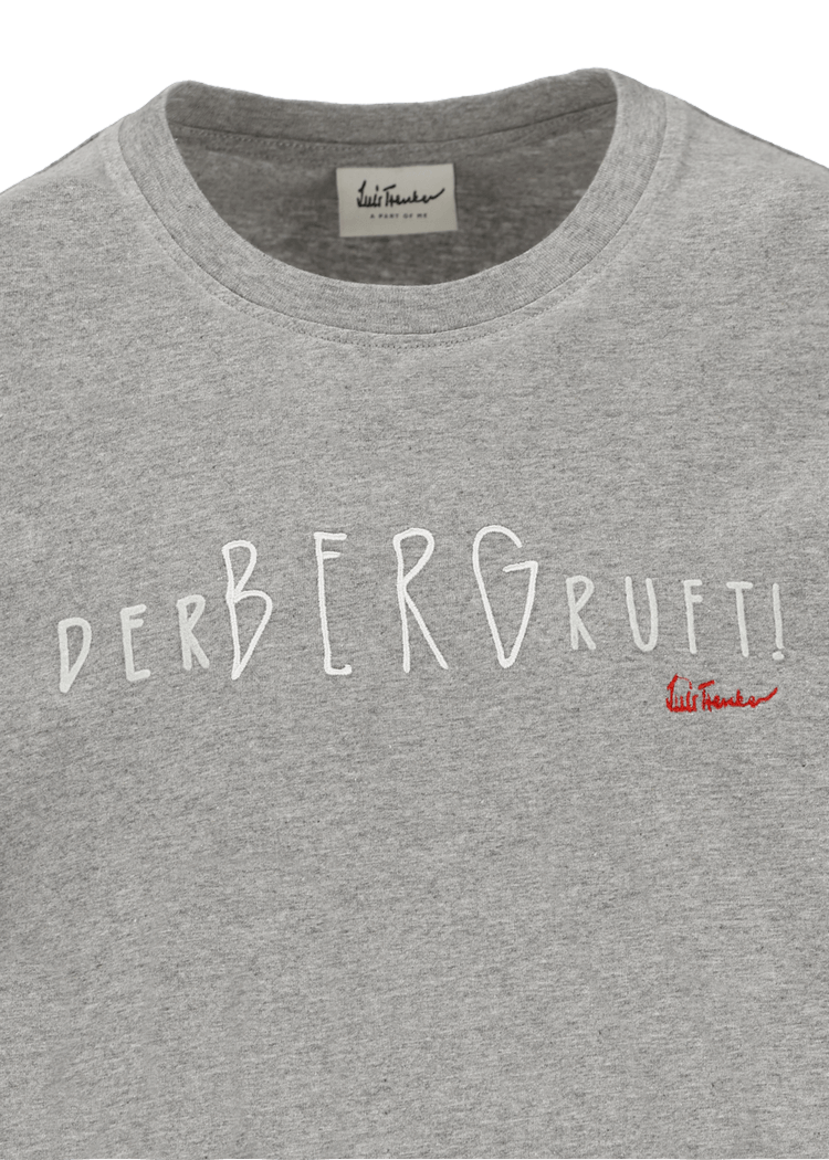 Luis Trenker T-shirt con scritta "Der Berg ruft" Duty-free
