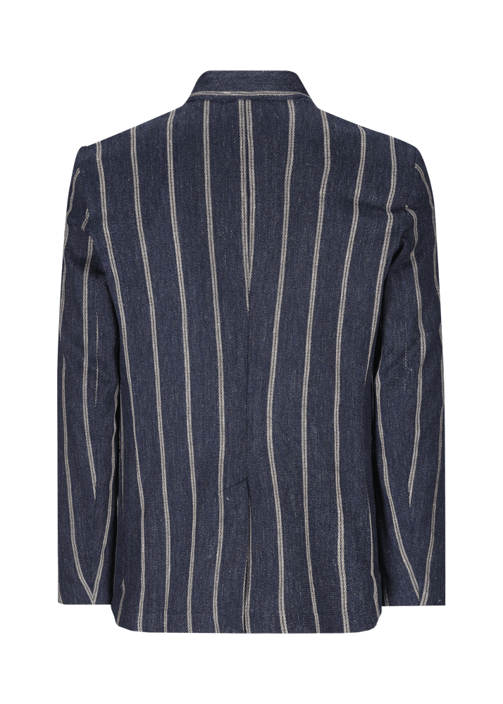 Luis Trenker Blazer in lino con motivo gessato modello Lusandro Promozione Limitata
