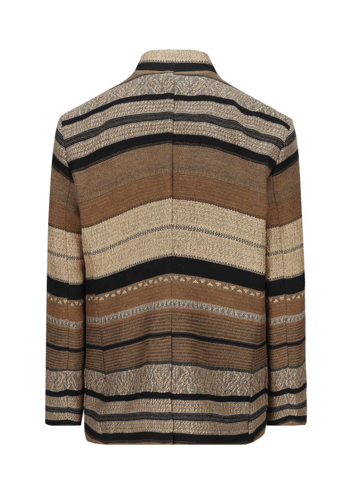 Luis Trenker Blazer in tessuto jacquard con motivo a righe modello Lusandro Shopping Online