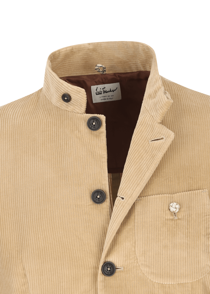 Luis Trenker Blazer in velluto a coste sottili modello Lusandro Sottocosto