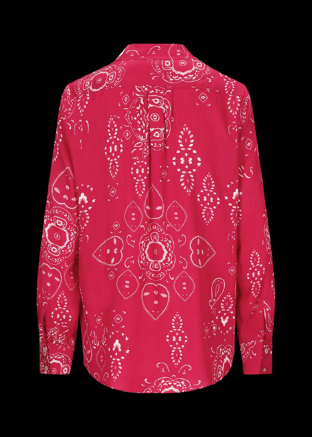 Luis Trenker Blusa in viscosa con stampa bandana modello Lubarbara Saldi