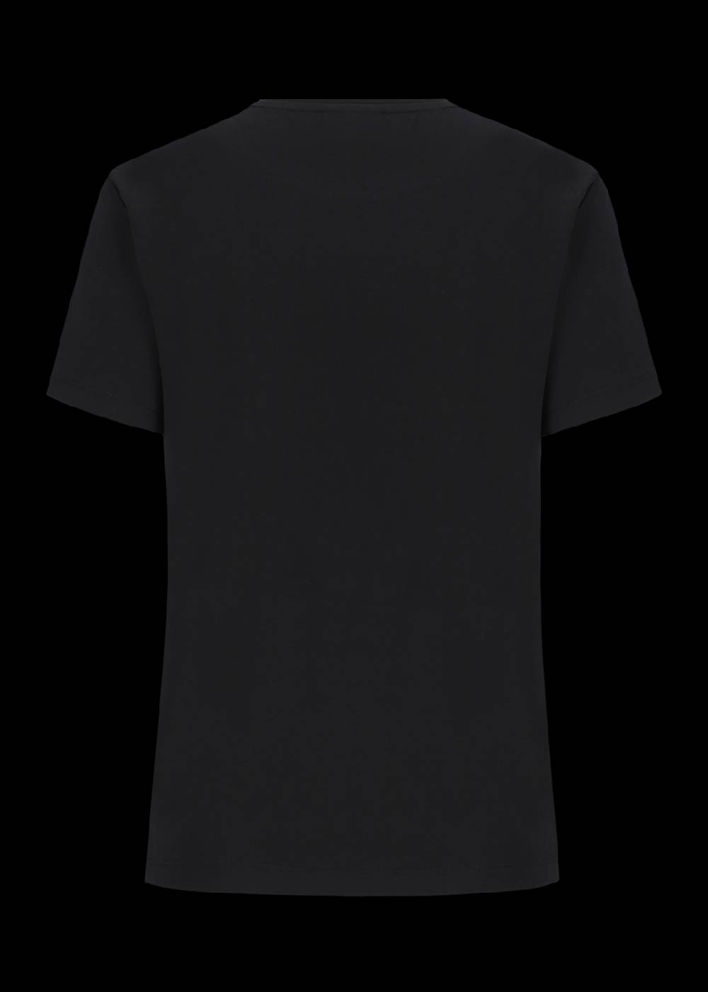Luis Trenker T-shirt con logo ricamato e stampa "Kosmopolit" Offerta natalizia