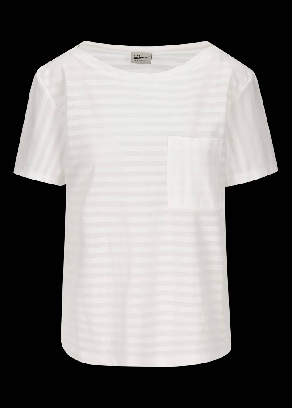 Luis Trenker T-shirt in jersey di cotone a righe Lutabata Smaltimento dello stoccaggio