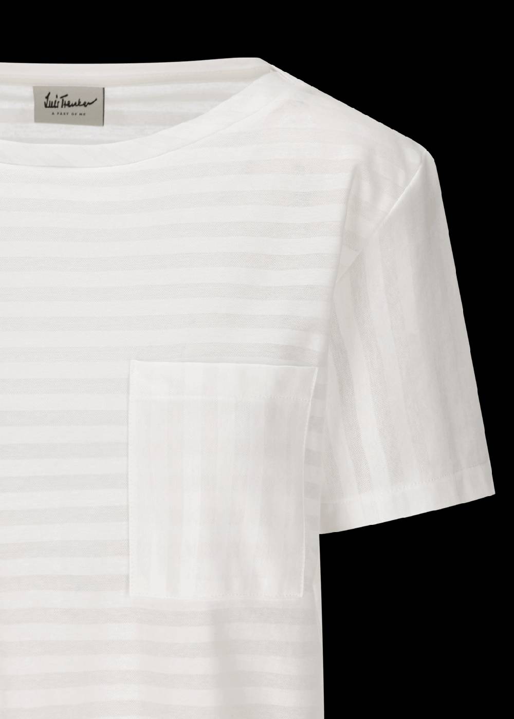 Luis Trenker T-shirt in jersey di cotone a righe Lutabata Smaltimento dello stoccaggio
