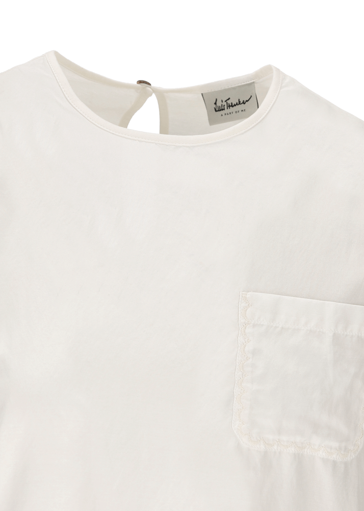 Luis Trenker T-shirt con taschino ricamato modello Lutanja Offerta migliore