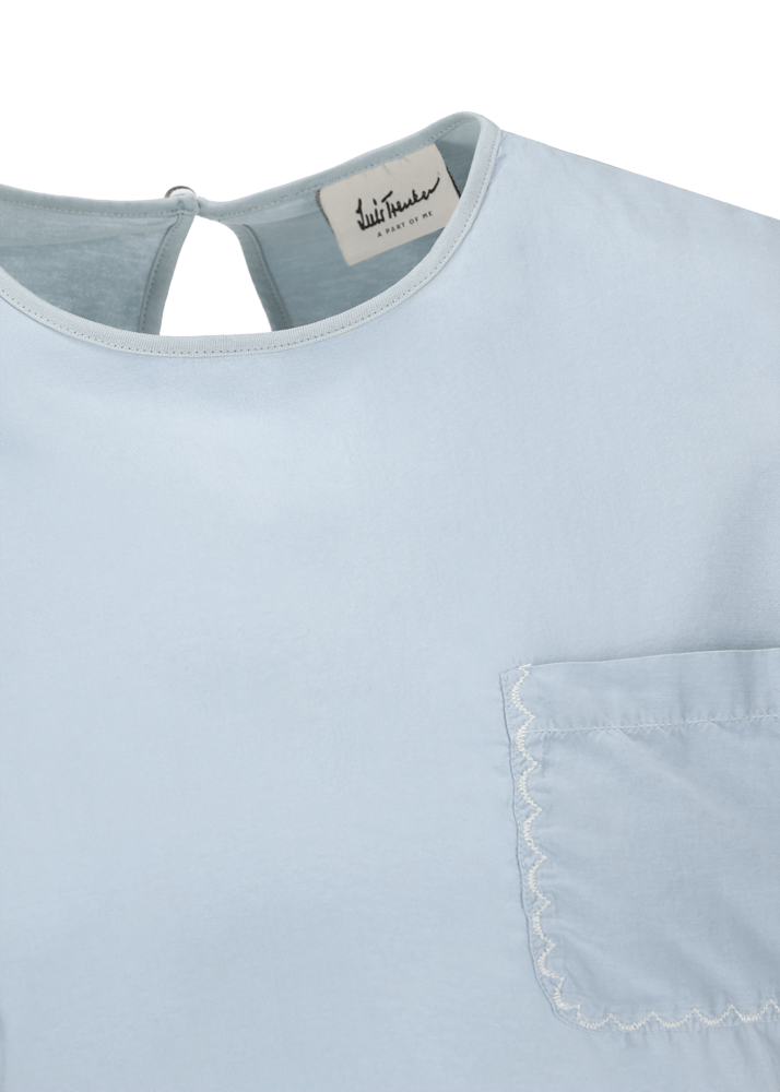 Luis Trenker T-shirt con taschino ricamato modello Lutanja Online Outlet