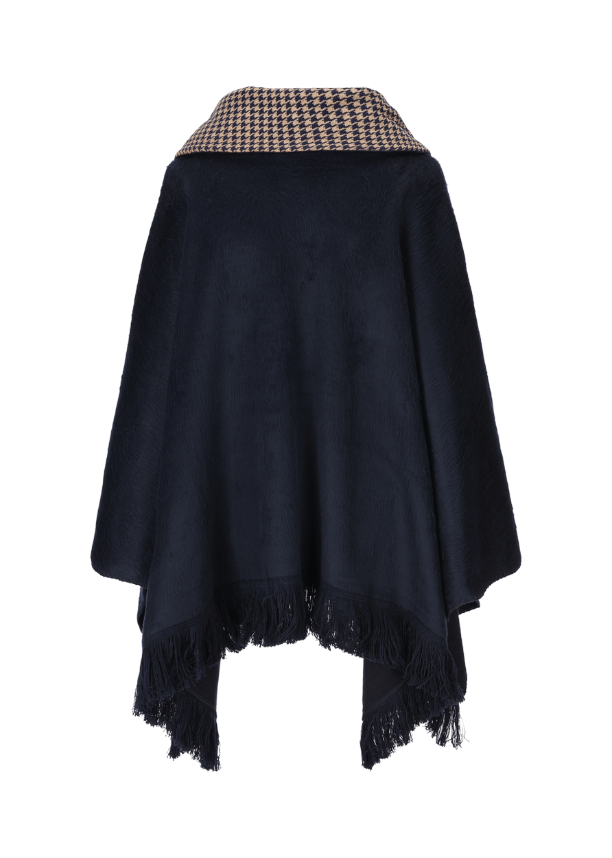 Luis Trenker Poncho con frange modello Lupiera Lightning offer