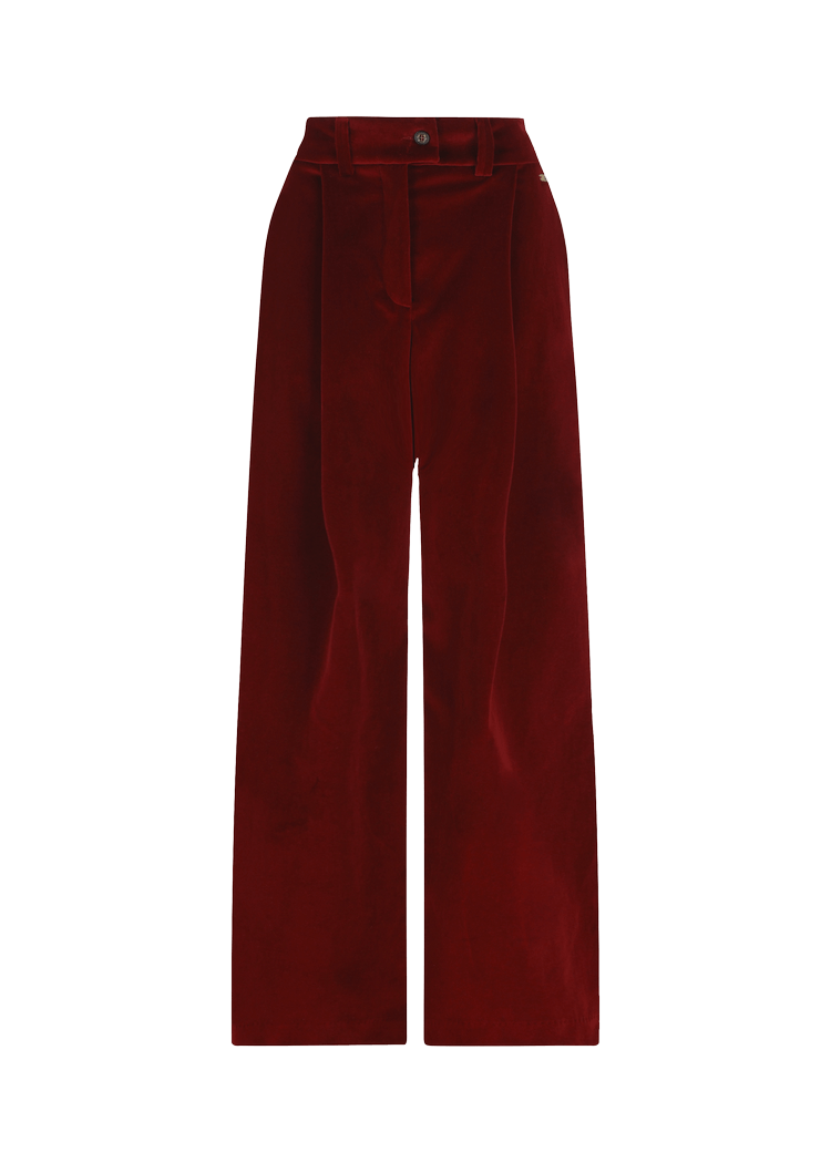 Luis Trenker Pantaloni di velluto plissettati modello Luxara Promozione temporanea