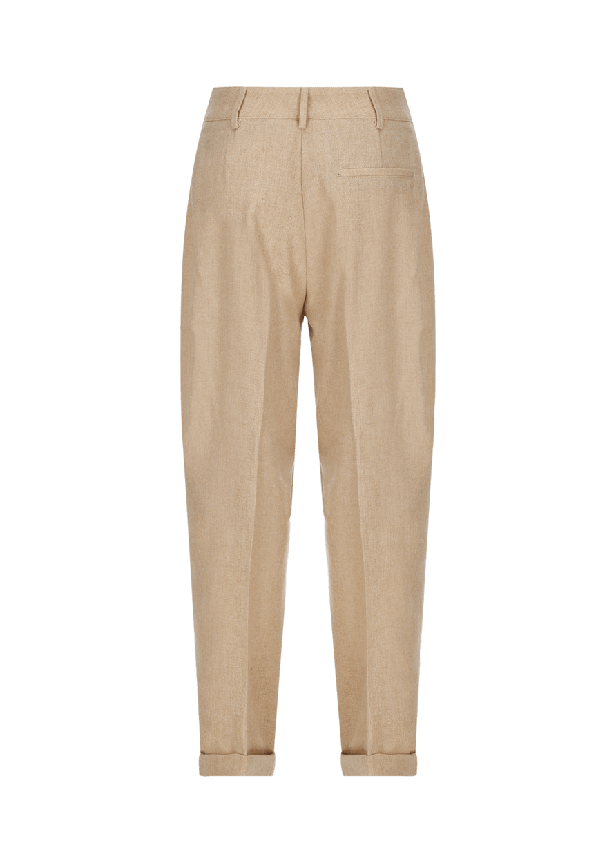 Luis Trenker Pantaloni carrot fit in flanella modello Luloretta Only for today