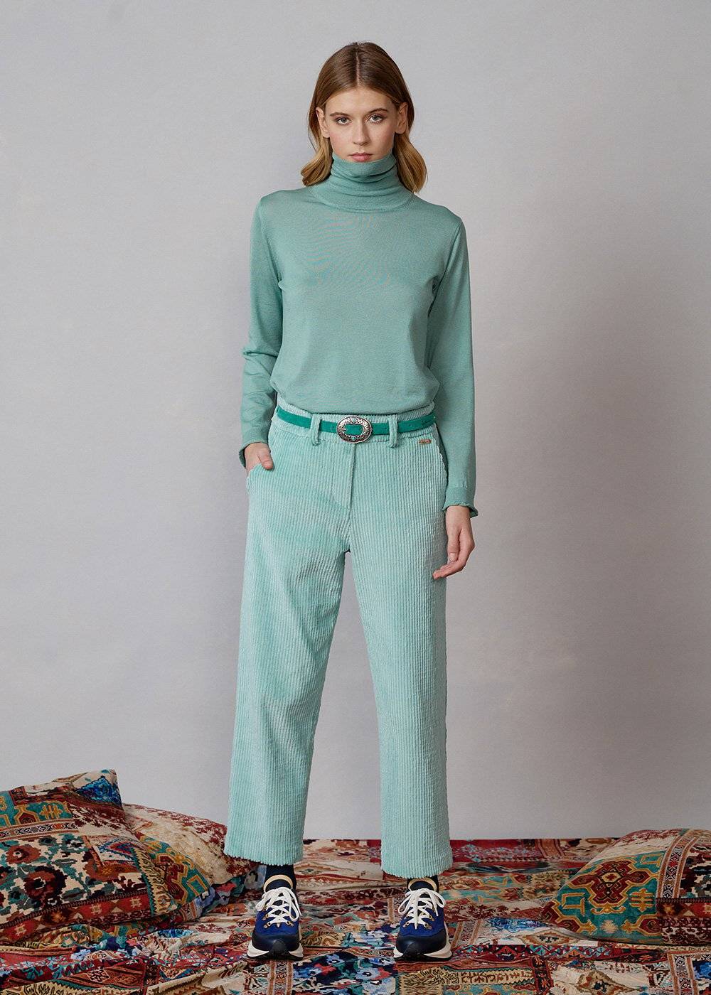Luis Trenker Pantaloni chino in velluto a coste modello Luloraine Fino al 55% di sconto