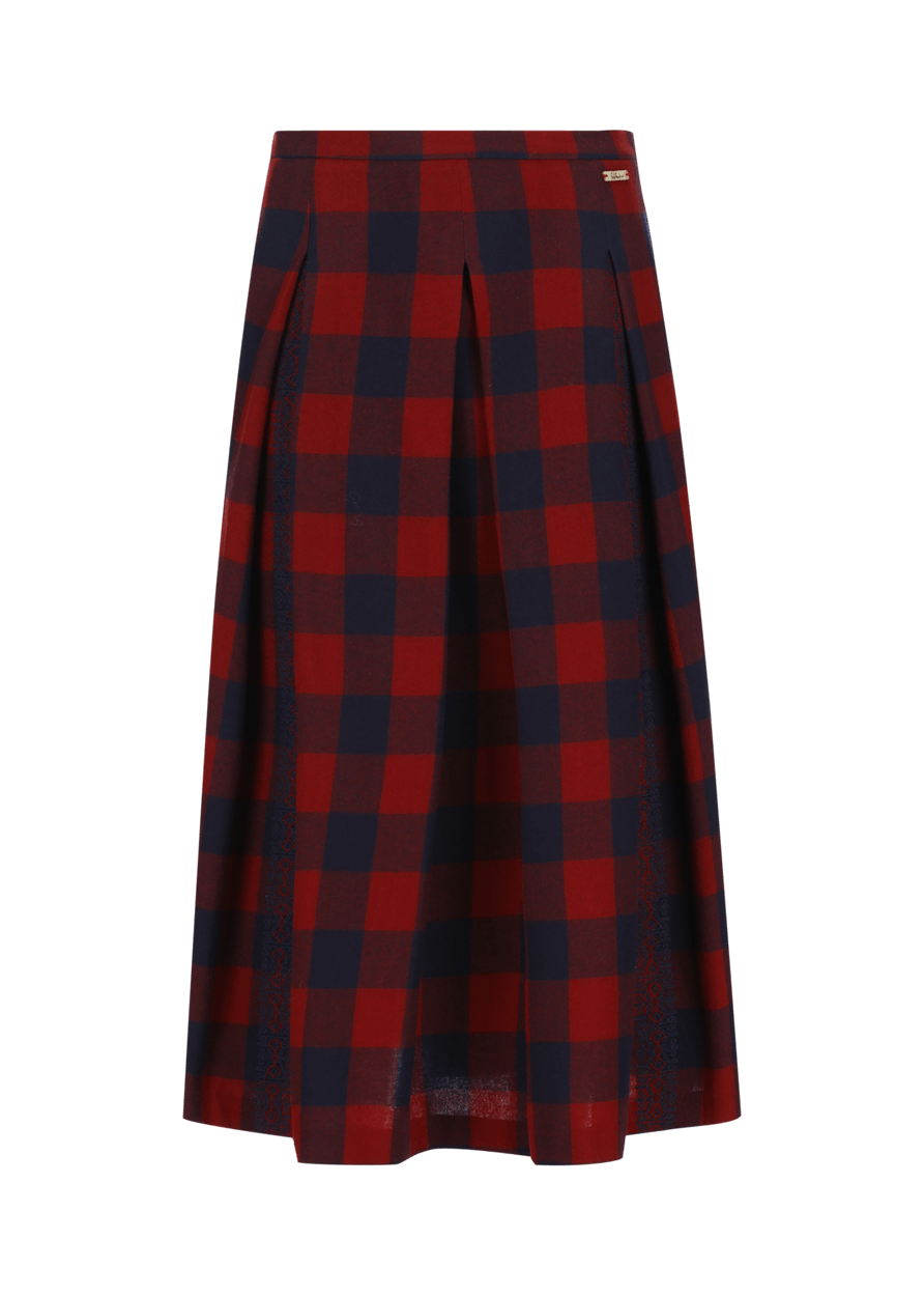 Luis Trenker Gonna in lana vergine modello Luklaudia 50% di sconto con spedizione gratuita