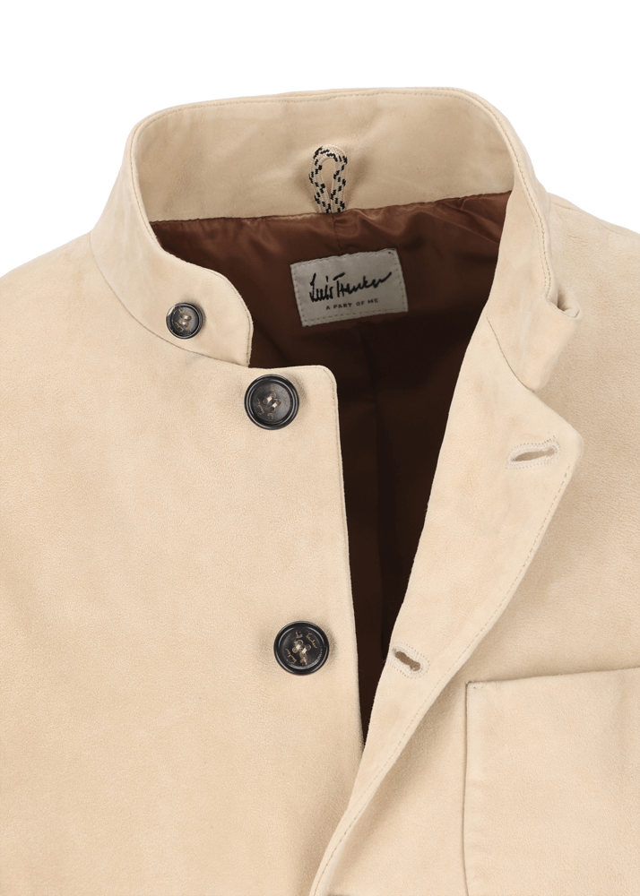 Luis Trenker Blazer in pelle scamosciata modello Lusandro Qualità