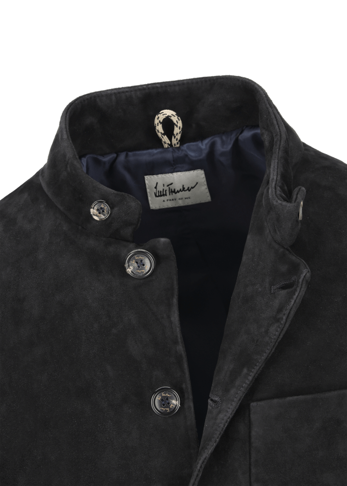 Luis Trenker Blazer in pelle scamosciata modello Lusandro Vendita