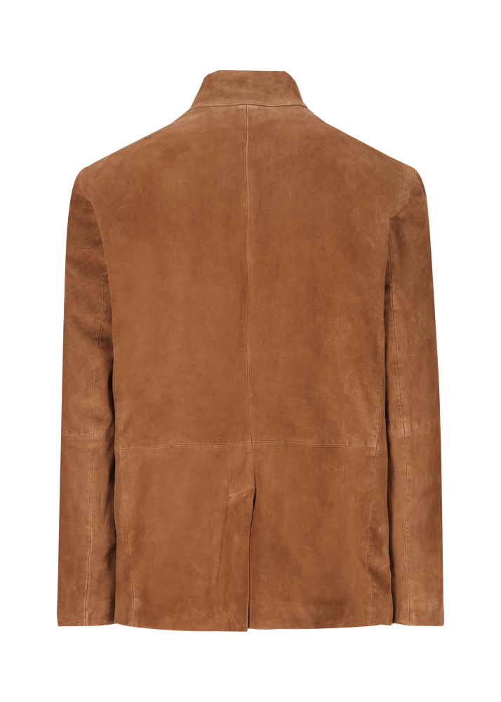 Luis Trenker Blazer in pelle scamosciata modello Lusandro Promozione